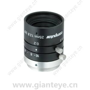 康标达 Computar M2528-MPW3 600万像素 2/3英寸 25mm F2.8 2.74um 超低失真带浮动系统(C接口)