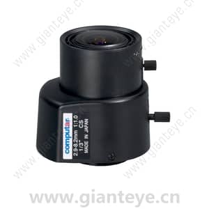 康标达 Computar TG3Z2910FCS 1/3英寸 2.9-8.2mm F1.0 变焦 DC自动光圈(CS接口)