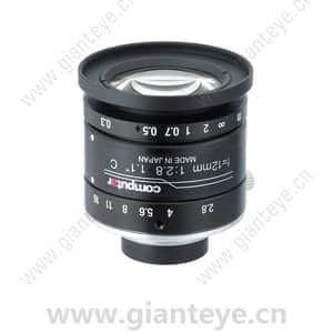 康标达 Computar V1228-MPY 1.1英寸 12mm F2.8 12MP(C接口)机器视觉镜头