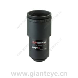 康标达 Computar V5056-MPZ-R 2000万像素 1英寸 50mm F5.6 加固机器视觉镜头 (C接口)