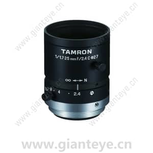 腾龙 TAMRON M117FM25-RG 1/1.7英寸 25mm 2.4-16 手动光圈坚固机器视觉镜头 C接口