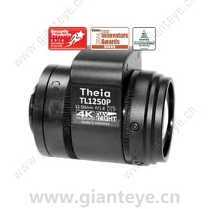 美国 Theia TL1250P R5 CS 12-50mm 4k 12 MP 日/夜 1/1.7 英寸 精确光圈 电动变焦和对焦 PI 电机挡块 CS 接口 长焦镜头